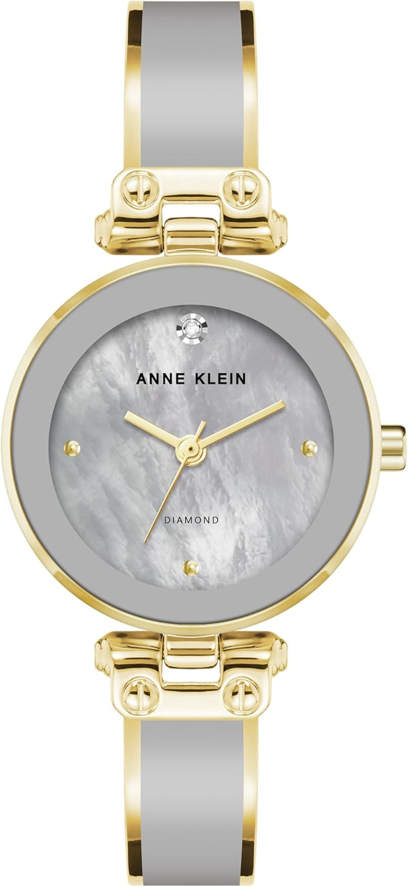 Anne Klein Women'S Genuine Diamond Dial Bangle Watch