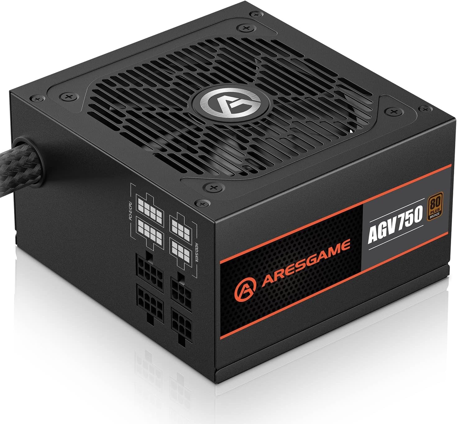 ARESGAME Power Supply 650W 80+ Bronze Certified PSU (AGV650)