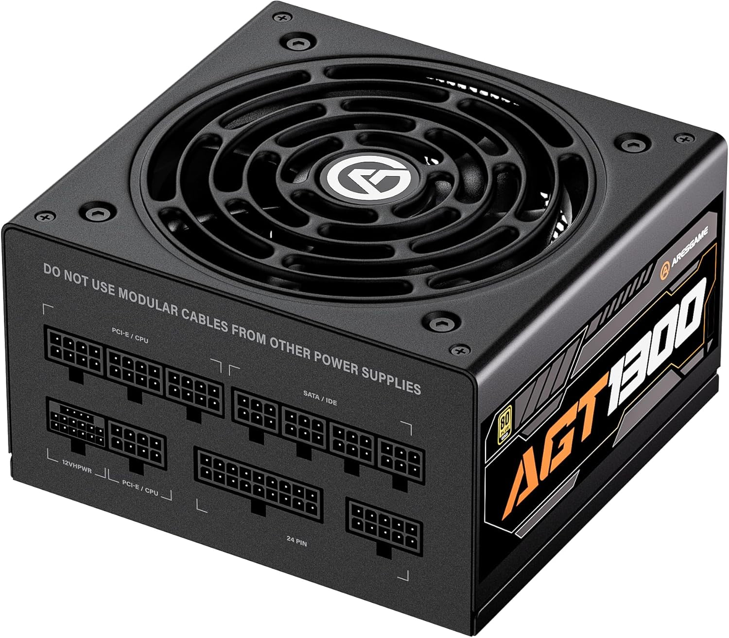 ARESGAME Power Supply 650W 80+ Bronze Certified PSU (AGV650)